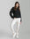 Singillate Detachable Sleeves Cropped Hoodie