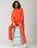 Aerius Solid Jumper with Gathered Sleeves