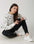 Visages Abstract Print Sweatshirt