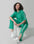 Estella Cotton Boxy Fit Hoodie with Drawstrings