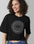 Plois Loose Drop Shoulder Crop Sweatshirt