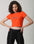 Trey Cropped Imbalance Fitted Tee
