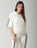 Estella Cotton Boxy Fit Hoodie with Drawstrings